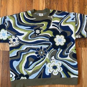 Aritzia Sunday Best Groovy Flower Power Sweater